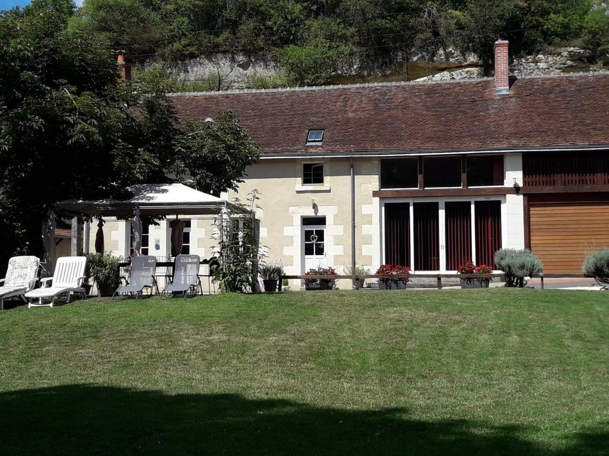 La Maison Des Caves Chateauvieux  Bagian luar foto